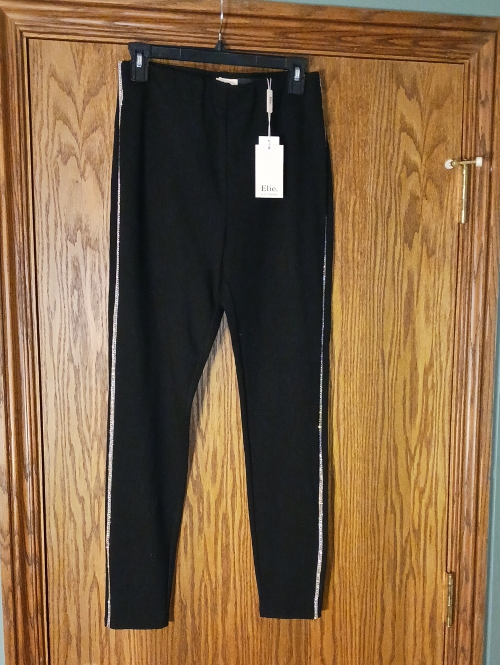 NWT Women's Elie Tahari Pull On Embelished Pants